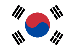 Bandera de Corea del Sur